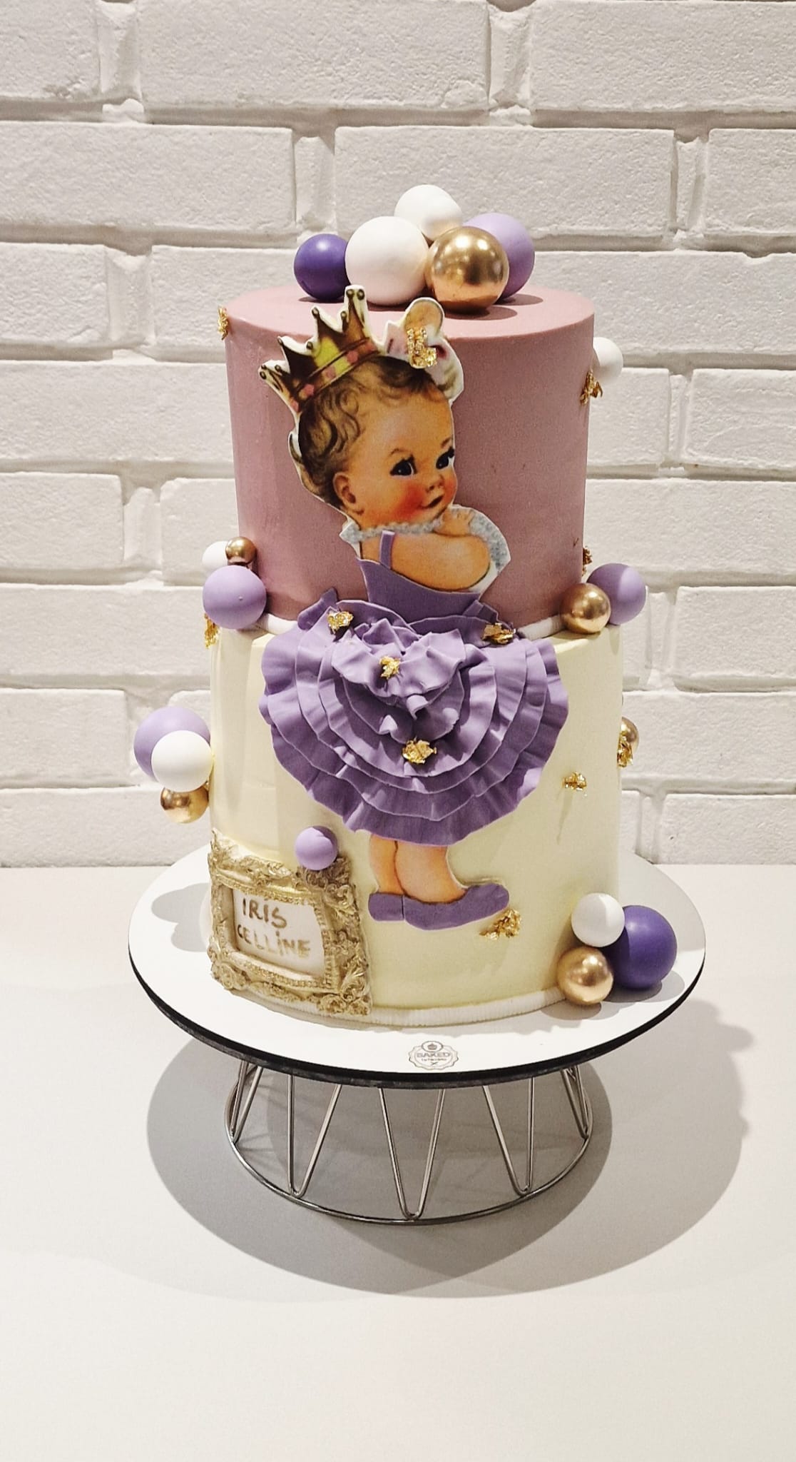 Bespoke custom celebration cake for Girls & Fairytales handcrafted by Nicoleta